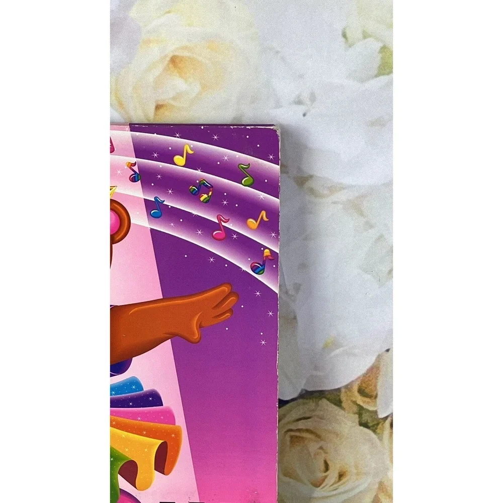Lisa Frank Folder Ballerina Bear for Three 3 Ring Binder 90s Piano Vintage